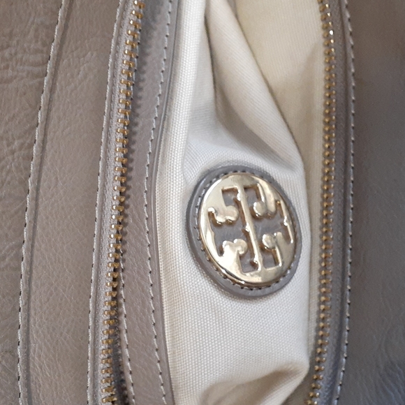 Tory burch woman's olive leather shoulder bag handbag - Picture 13 of 16